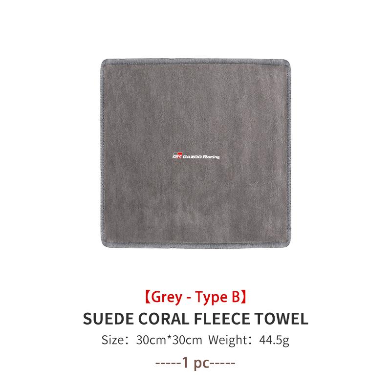 Microfiber Towel Car Drying Towel Auto Plush Wash Towel Car Cleaning For Toyota Crown Corolla YARIS L Auris C-HR Hilux Vios Rav4