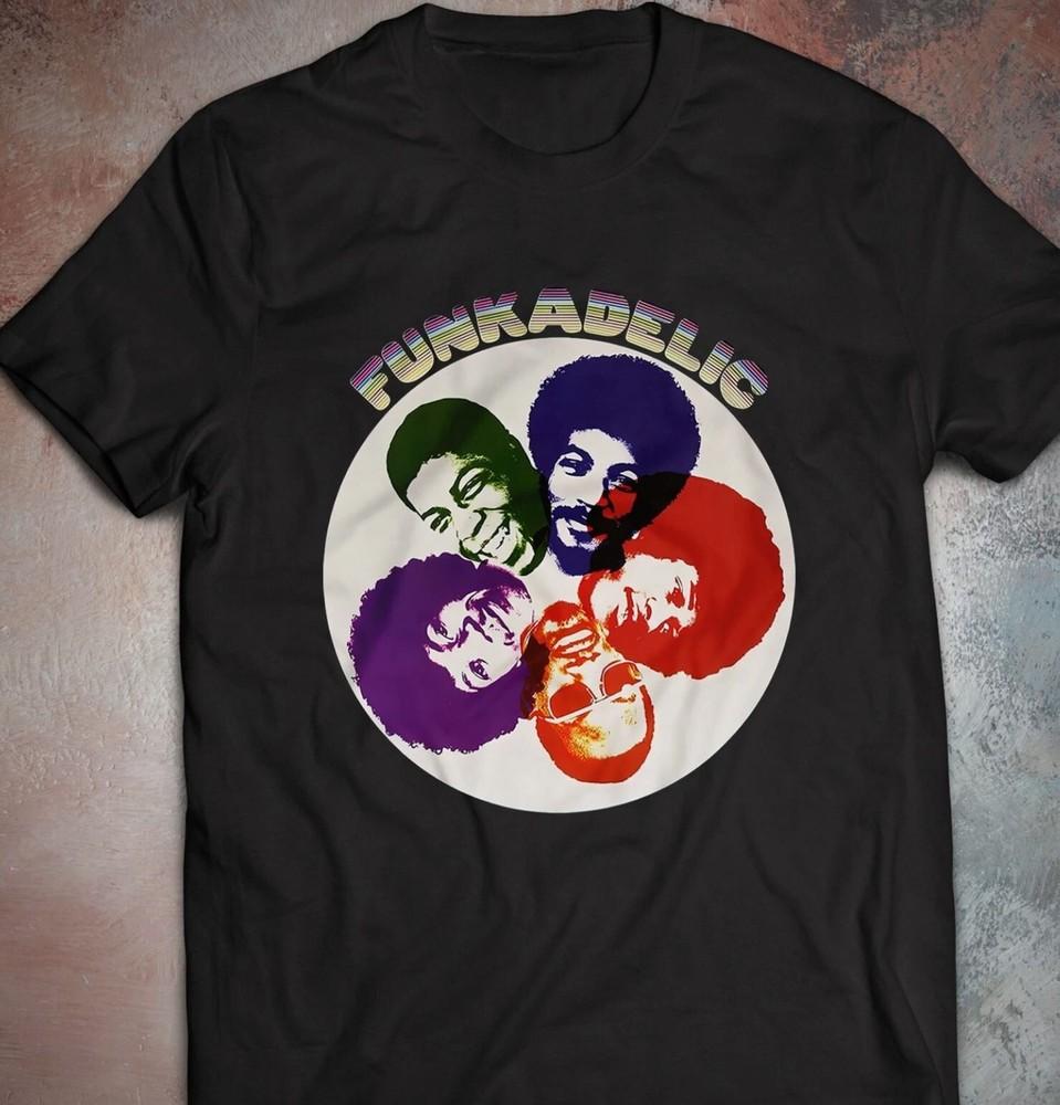 Funkadelic TShirt Parliament George Clinton Bernie Worrell Bootsy Collins Unisex T-Shirt M