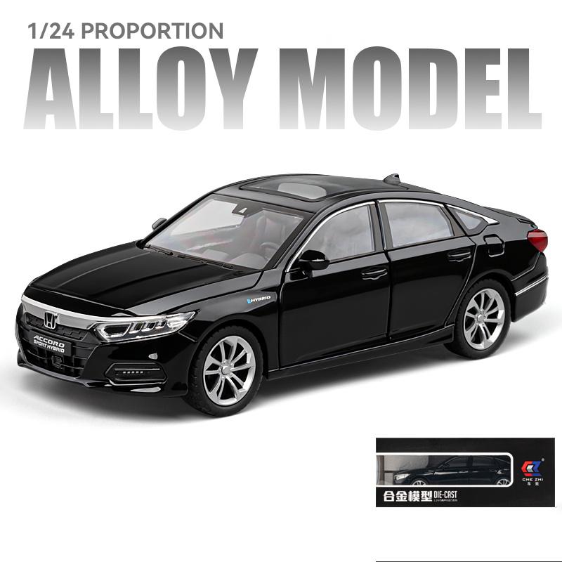 

LICENSED 1:24 Honda model Accord diecast alloy car Exquisite Model Acousto-optic simulation toy car Kid Gift collect decoration