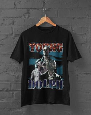 Young Dolph Shirt 90S Inspired Retro Vintage Singer Rapper 90'S Album Unisex T-Shirt