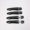 Carbon Fiber Car Door Handles Cover Trim For NISSAN KICKS -2024