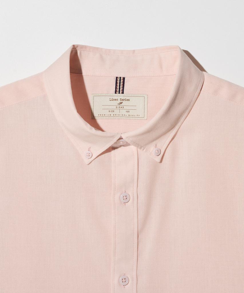 STCO Diems Soft Linen Shirt_Solid Pink (Regular Fit)_Ddsxa03Csp