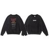 SAINT Retro Distressed Fleece Pullover Sweatshirt