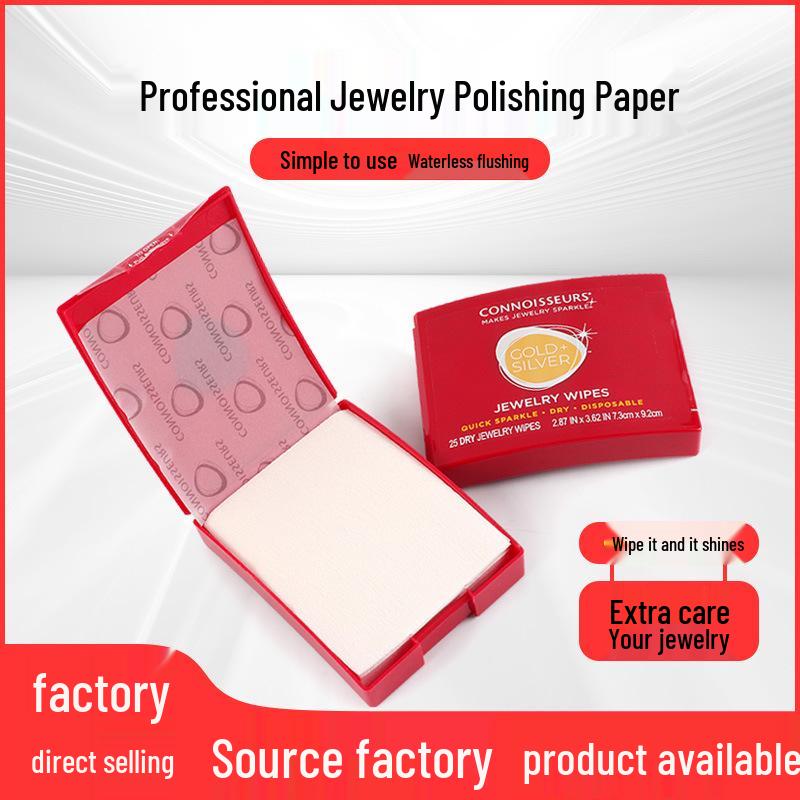 Nettoyant Lustrant pour Bijoux Argent et Or: Élimine l'oxydation, les taches et fait briller avec du papier essuie-tout