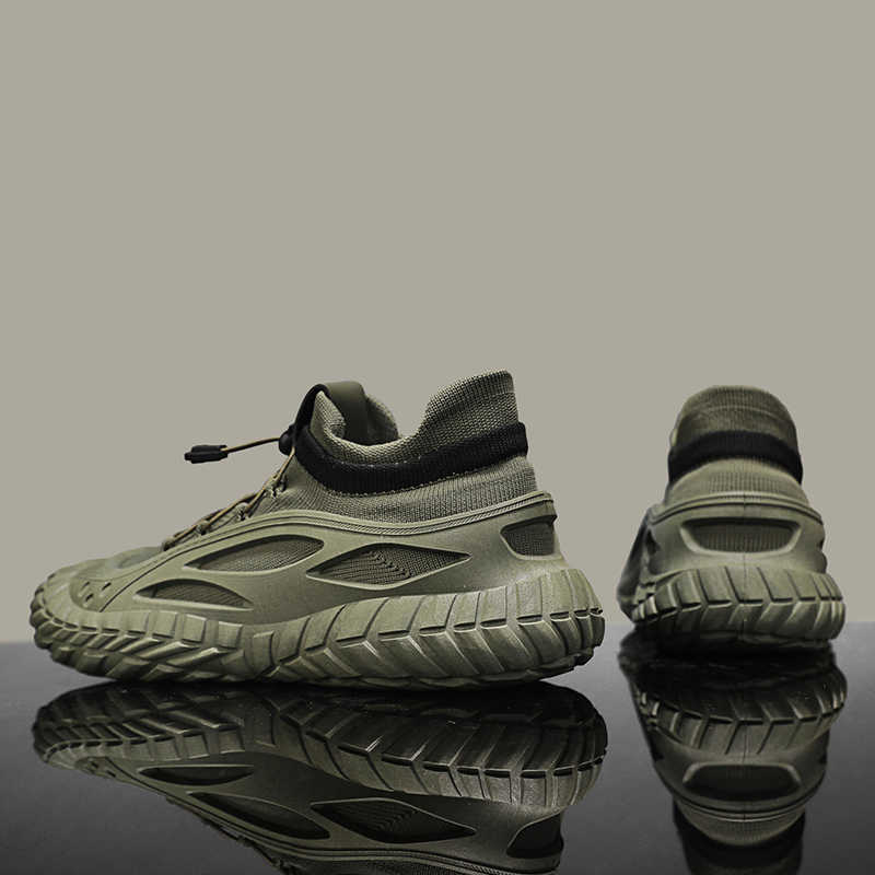 Fashion Lace Up Plataform Men's Sneakers Size 48 Woven Novelty Shoes Black Spring Sport Street Casual Trnis Popular Goods Cute