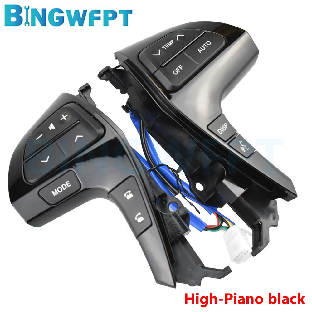 (5Color) 84250-06180 For Toyota CAMRY ACV4*,AHV41 2006-2011 Steering Wheel Bluetooth Phone Control Button Switch