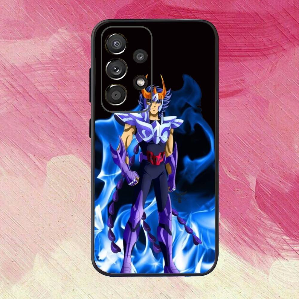 S-Saint Seiya12 Knights Zodiac Phone Case For Samsung S25,S24,S21,S22,S23,S30,Ultra,S20,Plus,Fe,Lite,Note,10,9,5G Black Cover