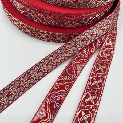 2cm Ιαπωνικού Στυλ Ζακάρ Κορδέλα Κουτί Δώρου Hanfu Αποσκευές Φιόγκος Μαλλιών Κορδέλα Αξεσουάρ Ρούχων
