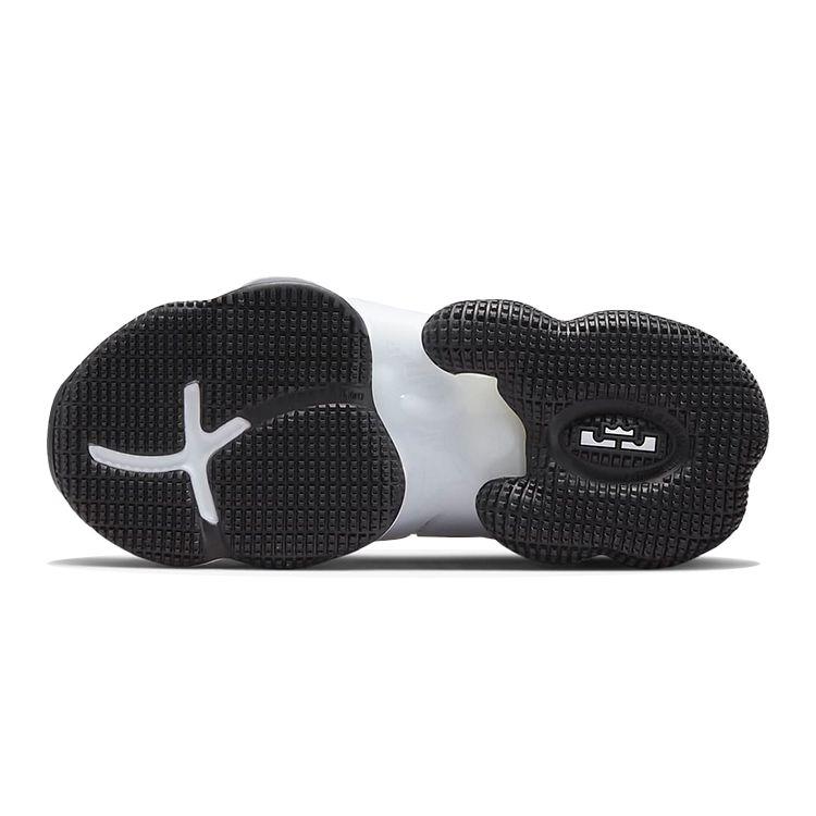 Nike LeBron 19 GS Skisse Barnesko Hvit Svart Universitetsrød DD0418-101