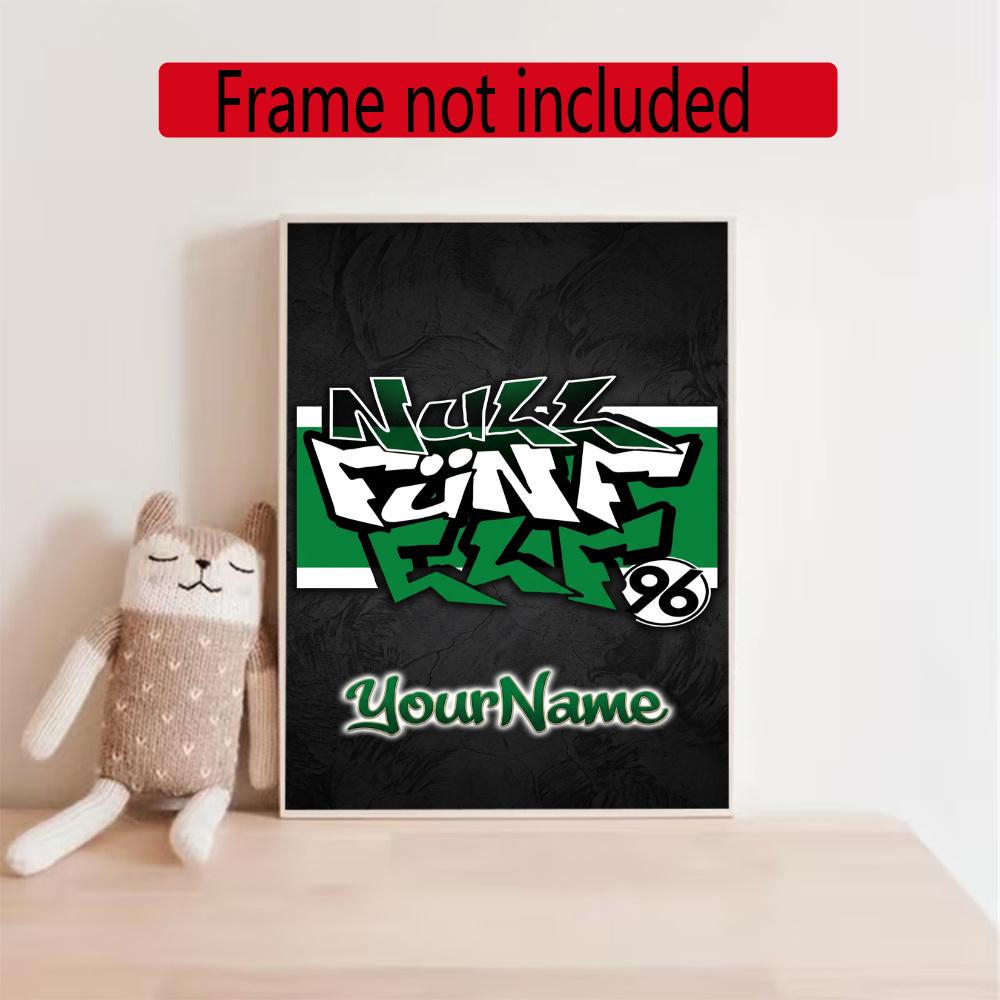 Eintracht Frankfurt Customize Your Name Diamond Painting Round Diamond Rhinestones Mosaic Diamond Embroidery Wall Paintings Rhinestones Gift Frameless