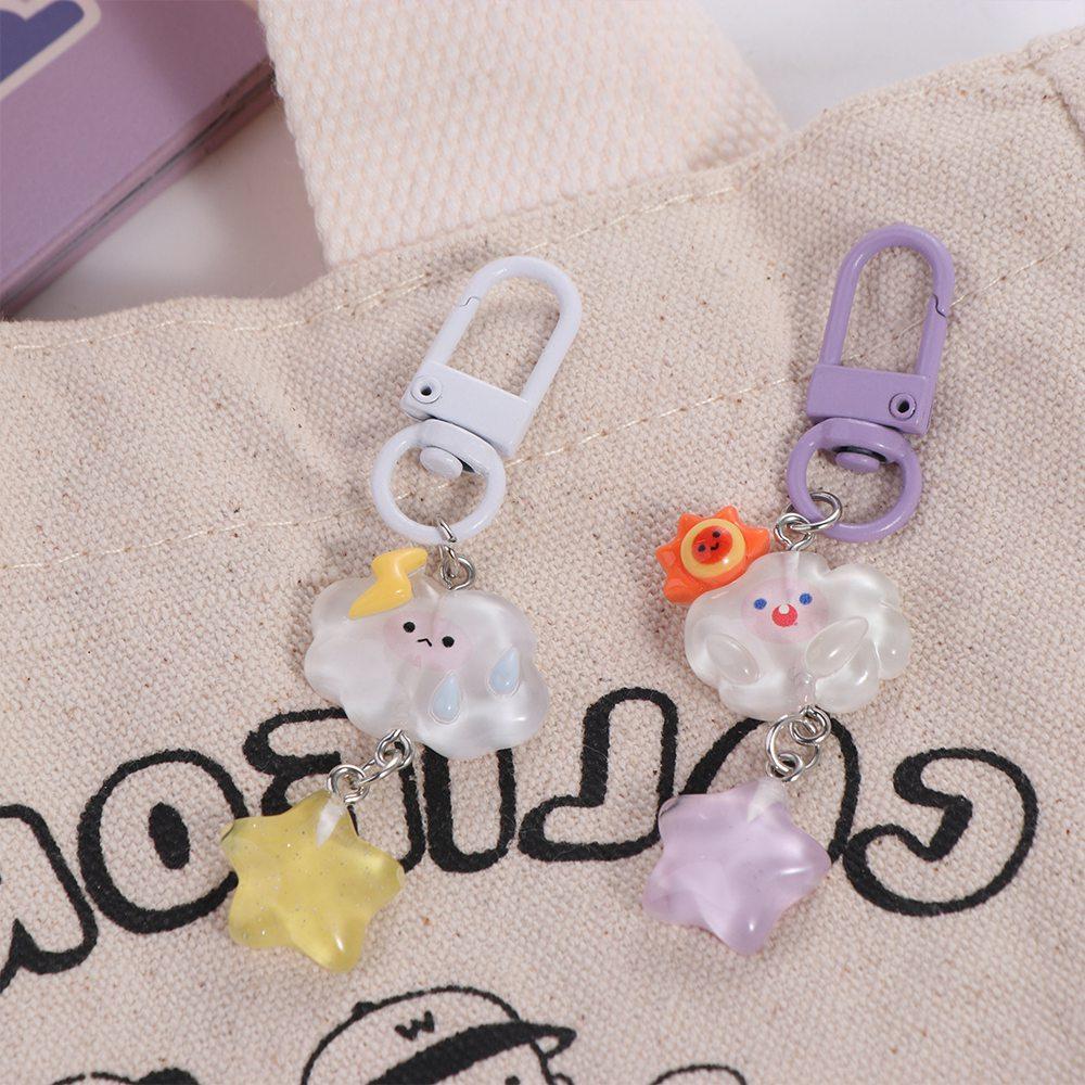 Star Starry Clouds Keychain Korean Style Cute Student