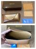 Gucci brown leather hard-case sunglasses case with gold logo