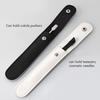 Protective Sleeve Cover for Cuticle Pusher Dead Skin Remover Tool, PU Leather Case for Nail Art Eyelash Tweezers Storage Bag