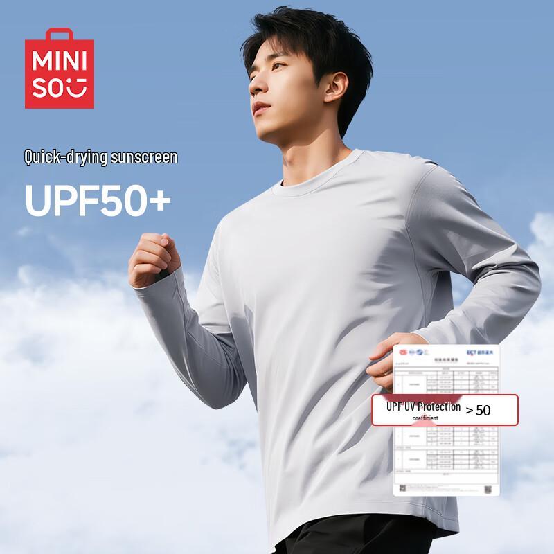 MINISO Men s Quick-Dry Long Sleeve T-Shirt XL