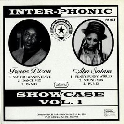 LP Record TREVOR DIXON, ABA SALAM - Inter Phonic Show Case Volume 1 IPM004 Inter Phonic Mu 1995 UK Reggae, Ska & Dub