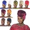 Rosenblumen Afrikanische Turbanmütze für Damen Kopfbedeckung Kopftücher Nigerianische Hochzeitsfeier Kopfbedeckung Mütze