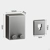 , Indoor Retractable Clothes Drying Line, Space Saving, Durable, Telescoping Wall Mount for Home,