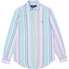Polo Ralph Lauren SS24 Logo Embroidered Striped Long Sleeve Shirt Men Shirts Multicolor 710937406-001