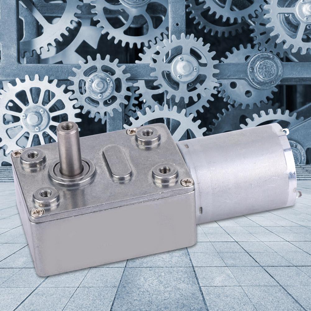 Motor de redução de velocidade DC tipo micro, motor de engrenagem sem-fim de torção grande, 6 V(10 RPM)