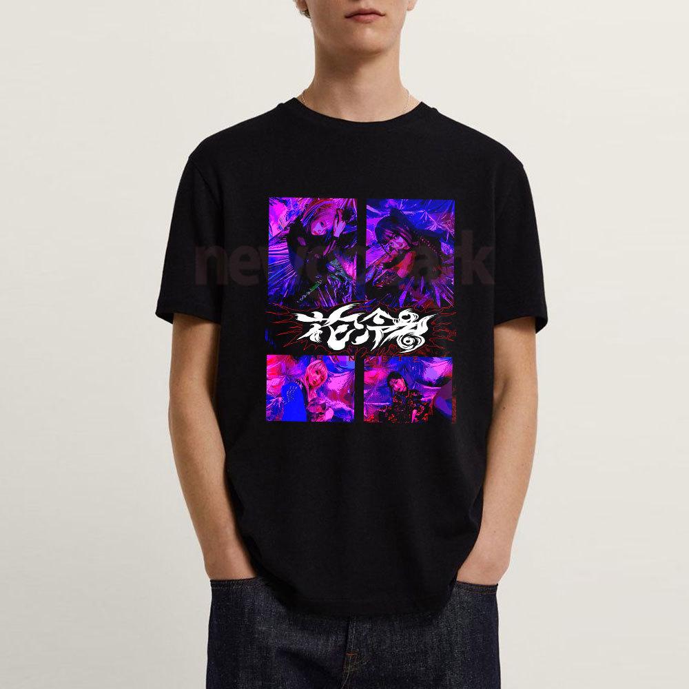 Japanische rein weibliche Metalcore Band Hanabie T-Shirt Frau Mann Fans Vintage Heavy Metal Baumwolle Grafik T-Shirts Freizeit Kurzarm