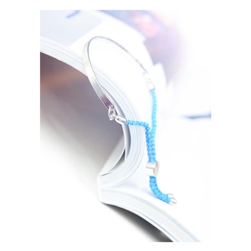 

Women s Men s Blue Wish Couple Thread Bracelet A20286_Blue