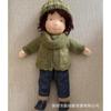 Waldorf Handmade Finished Doll Boy with Clothes Cute Mini Knitted Sweater Children's Toy Gift