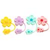 4Pcs Silicone Sakura Straw Tips Protectors Dust-Proof Cherry Blossoms Straw Toppers for Stanley 30/40oz Tumbler Accessories