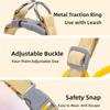 Adjustable Dog Vest Harness Breathable Pet Walking Leash Cute Cat Traction Rope  Daily Walking