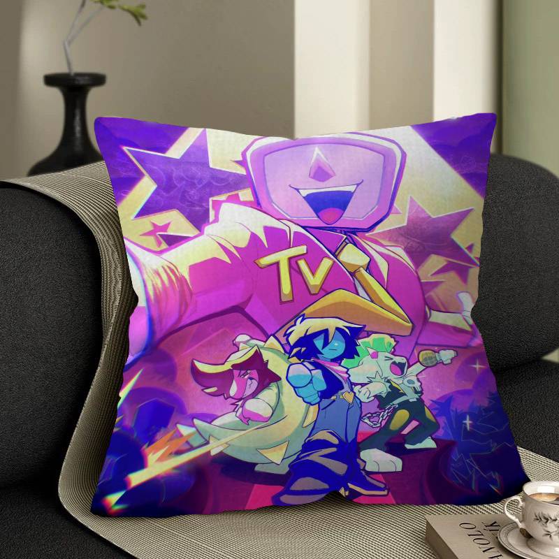 Cartoon Game Deltarune Cushion Cover Inches Farmhouse Decor Home Throw Pillow Covers for Couch Decorations