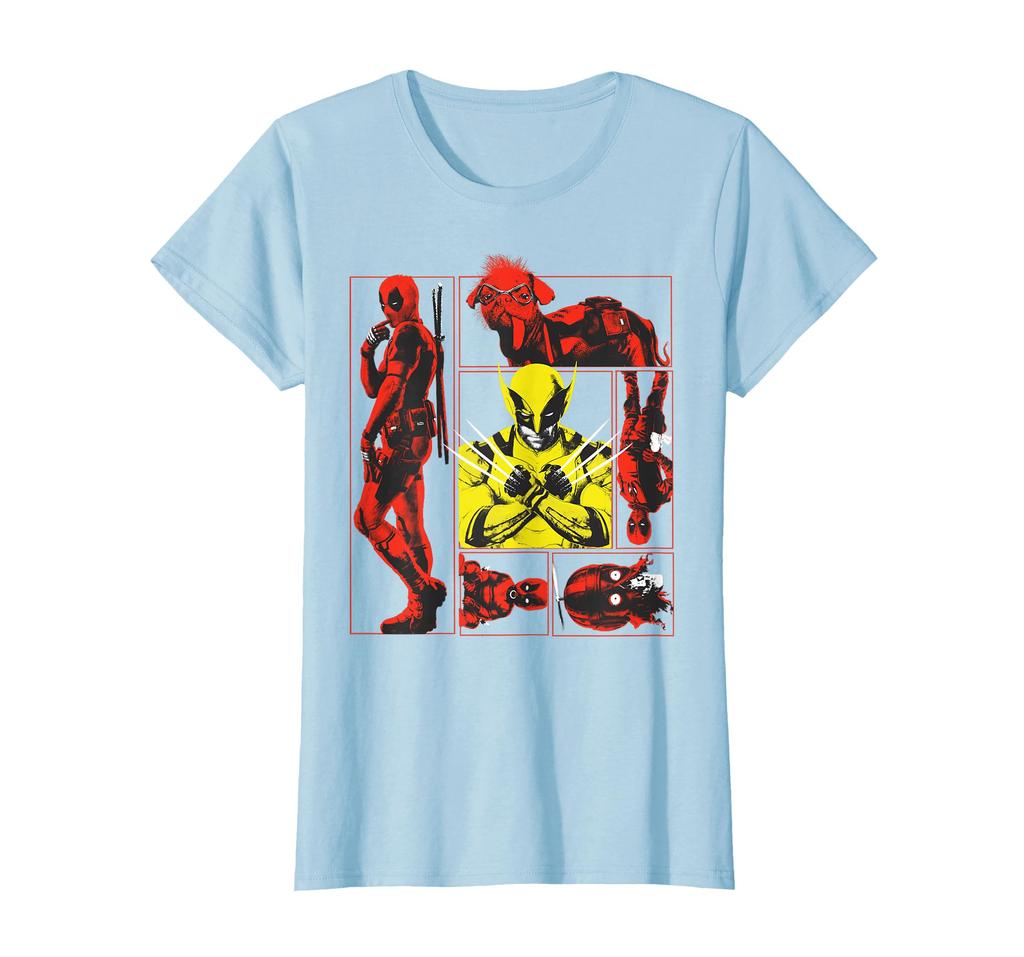 Marvel Studios Deadpool & Wolverine Family Color Block Pose T-Shirt