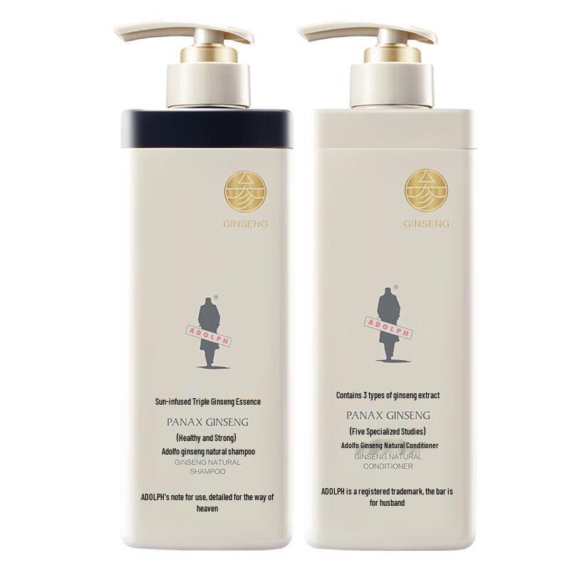 Adolph Ginseng Fragrance Anti-Dandruff Hair Care Set