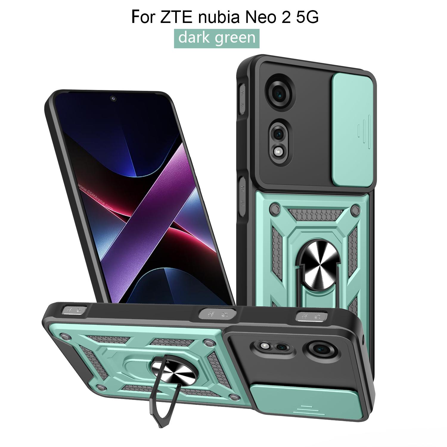 

For ZTE nubia Neo 2 Case ZTE nubia Neo 2 Cover Nubia Neo2 Magnetic Ring Holder Armor Phone Case Slide Camera Protect Back Cover ZTE nubia Neo 2