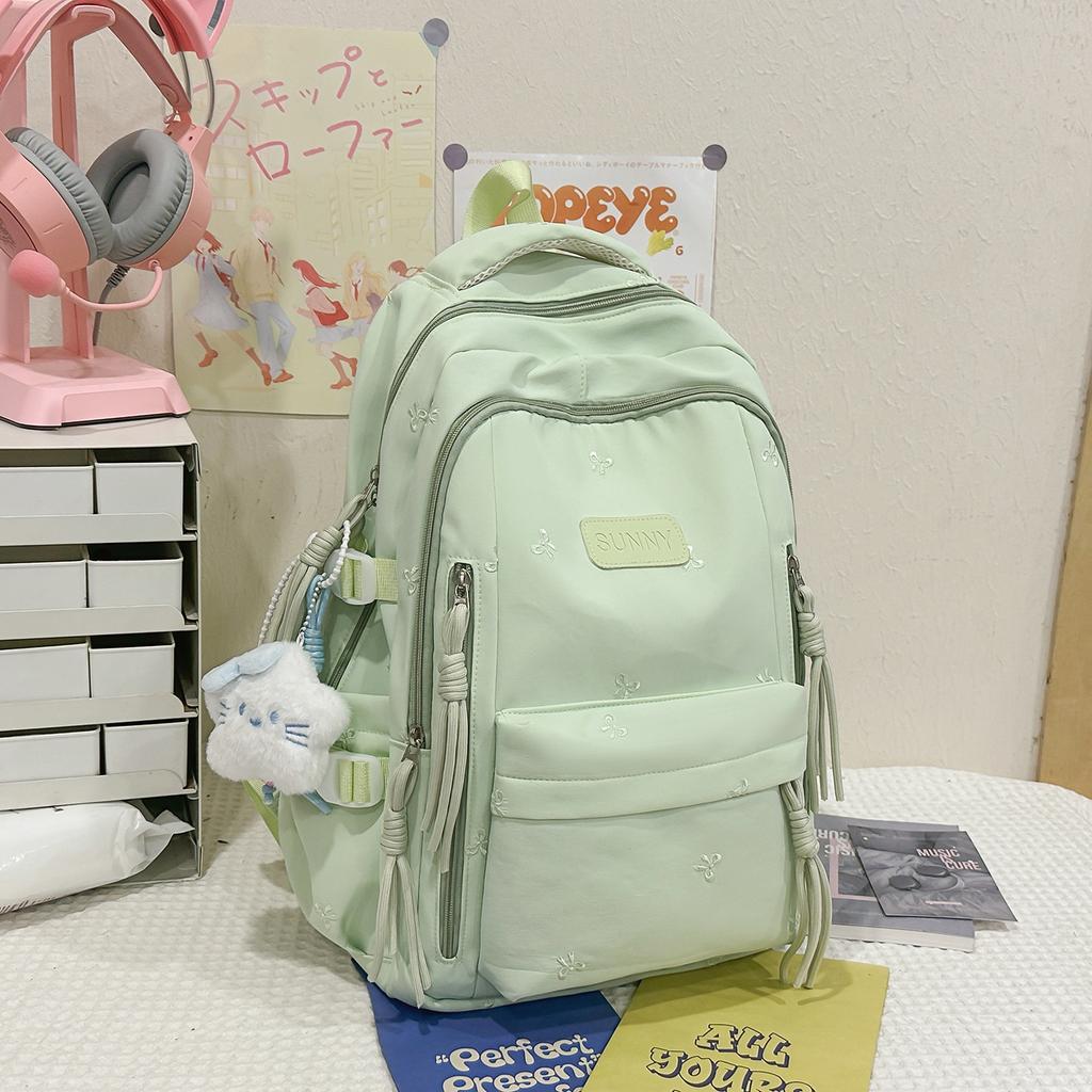 Schoolbag New School Bag Girls Elementary School 1011 Junior High School Students High School Students Large Capacity Backpack Girls Alphabet Backpack