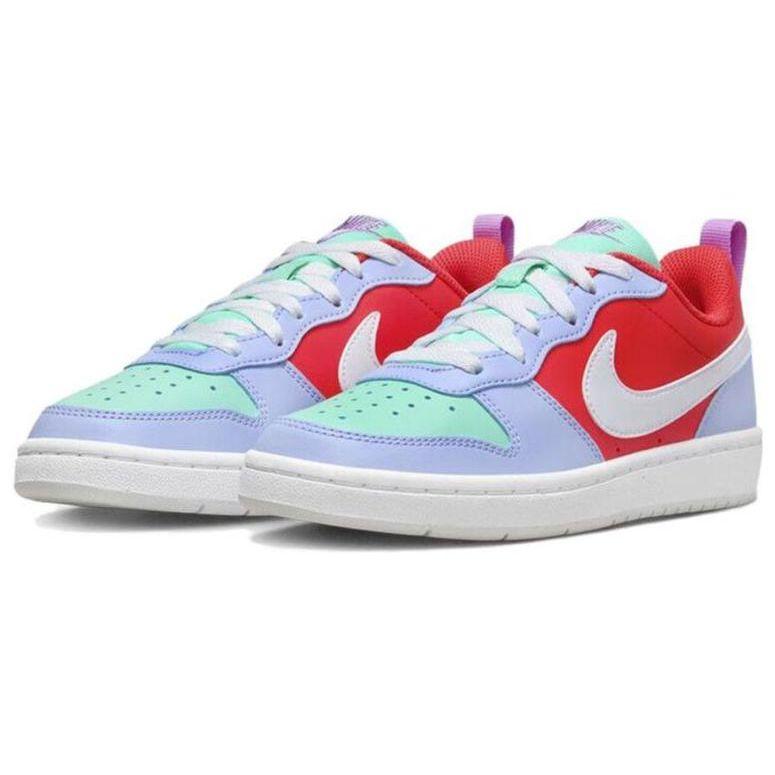 Nike Court Borough Low Recraft GS Cobalt Bliss Track Red Kids Sneakers Blue Emerald-Rise White DV5456-400