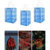 4 Layers Folding Fish Drying Net Home Drying Vegetable Net Folding Dry Rack Hanging Basket for Flowers Buds Plant