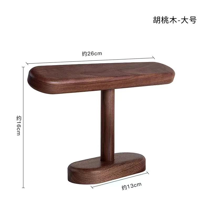 Walnut Watch Bracket Display Holder Jewelry Bracket Chain Anklets Hanger StandRacks Organizer For Counter Shows