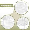 Metal Wire Storage Basket Countertop Organizer Shelf Space Saving Double Layer