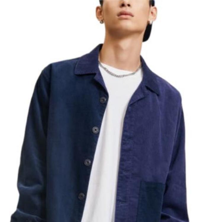 Converse Shirts Men's Obsidian Lapel Moderate Other 10025285-A01