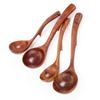 Hanging Wooden Cooking Spoon With Heat Resistant Handle Nonslip Wooden Ladle For Soup Stirring Serving