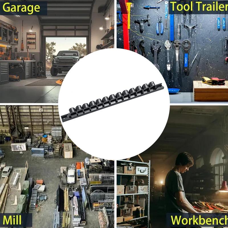 Werkstatt-Werkzeughalter Ergonomischer Wand-Schraubendreher-Organizer Platzsparender Werkzeug-Organizer Handwerkzeug-Aufbewahrungsgestell für die Werkstatt