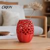 Writing Utensil Holder Modern Honeycomb Pen Holder, 3D Printed Hollow Design Office Desk Organizer Container, Stylish for Pencils Makeup Brushes Study