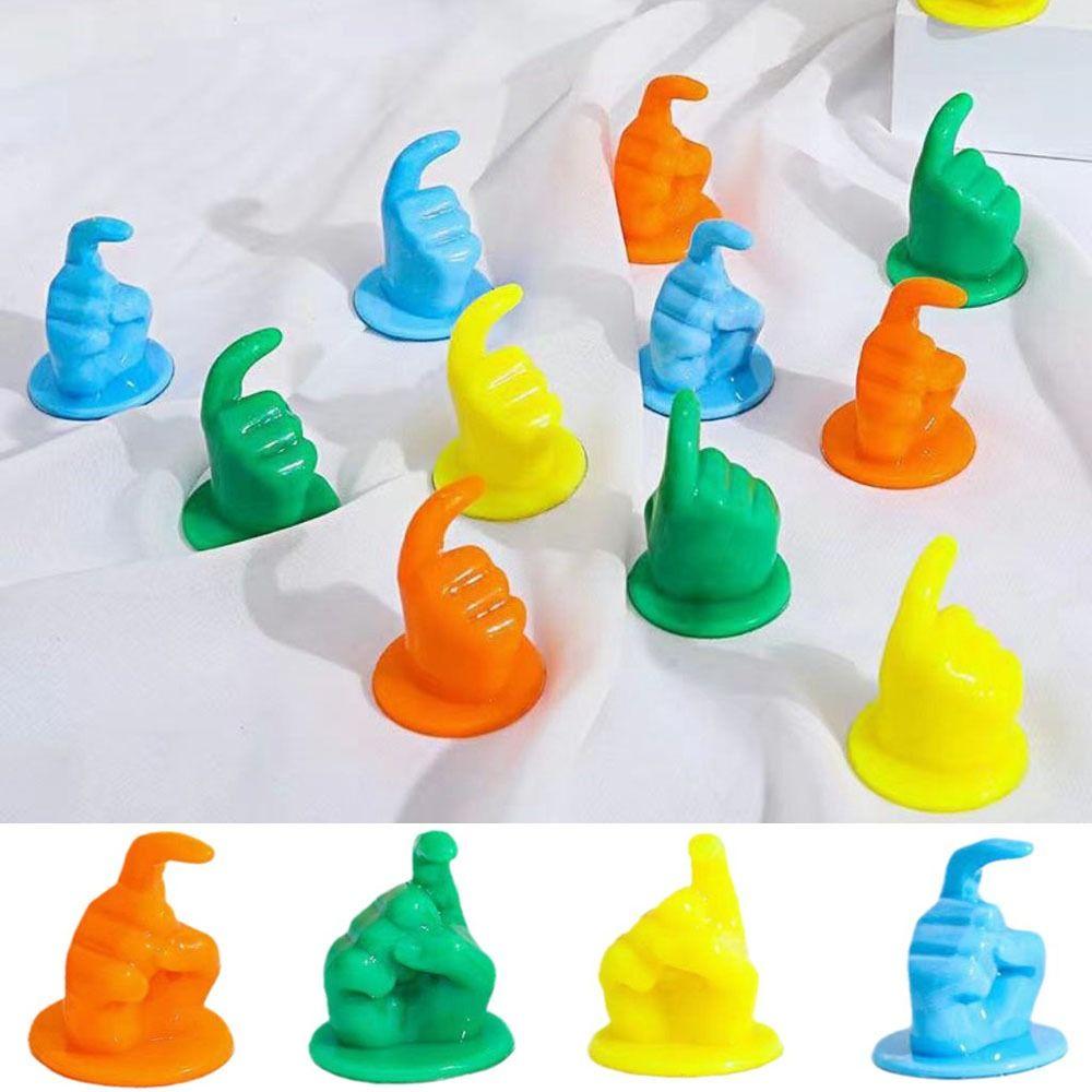 

No-Punching Finger Hooks Plastic Key Holder Convenient Wall Hook Home