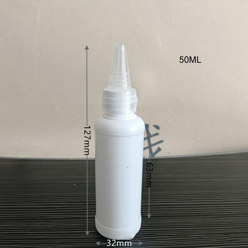 5/10/20/30/50/60/100ml Empty PE Plastic Glue Bottles With Screw-On Lids Squeeze Liquid Ink Oil Dropper Bottles