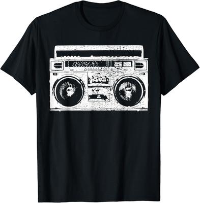90_s Hip Hop Radio Ghetto Blaster Vintage Gift Unisex T-Shirt Mens Womens Tees Top