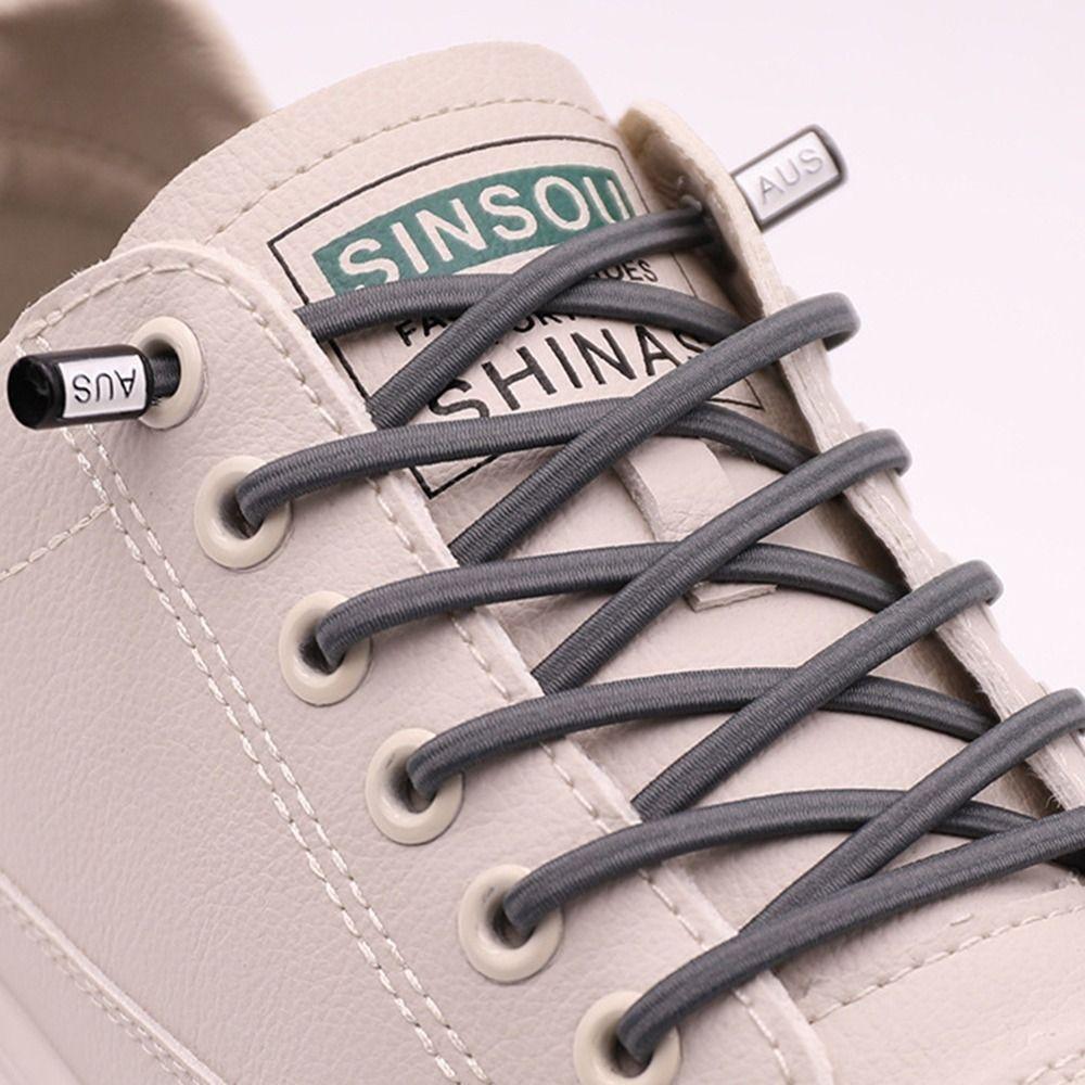 Colorful Shoelace Buckle Creative Quick Shoe Lace Portable Free Tie Shoelaces  Unisex