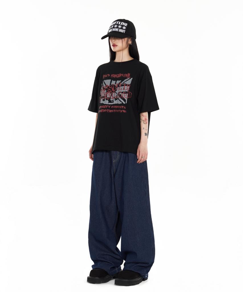 IDWS No Signal T-Shirt Black
