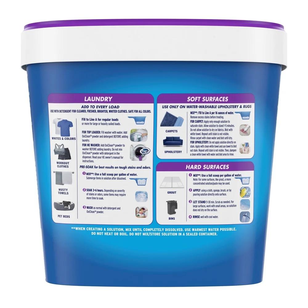 Odor Blasters Proszek Tlenowy do Prania Środek do Usuwania Plam i Zapachów Środek do Czyszczenia Plam Neutralizator Zapachów z Tkanin Środek do Czyszczenia Kuchni i Łazienki 5 funtów