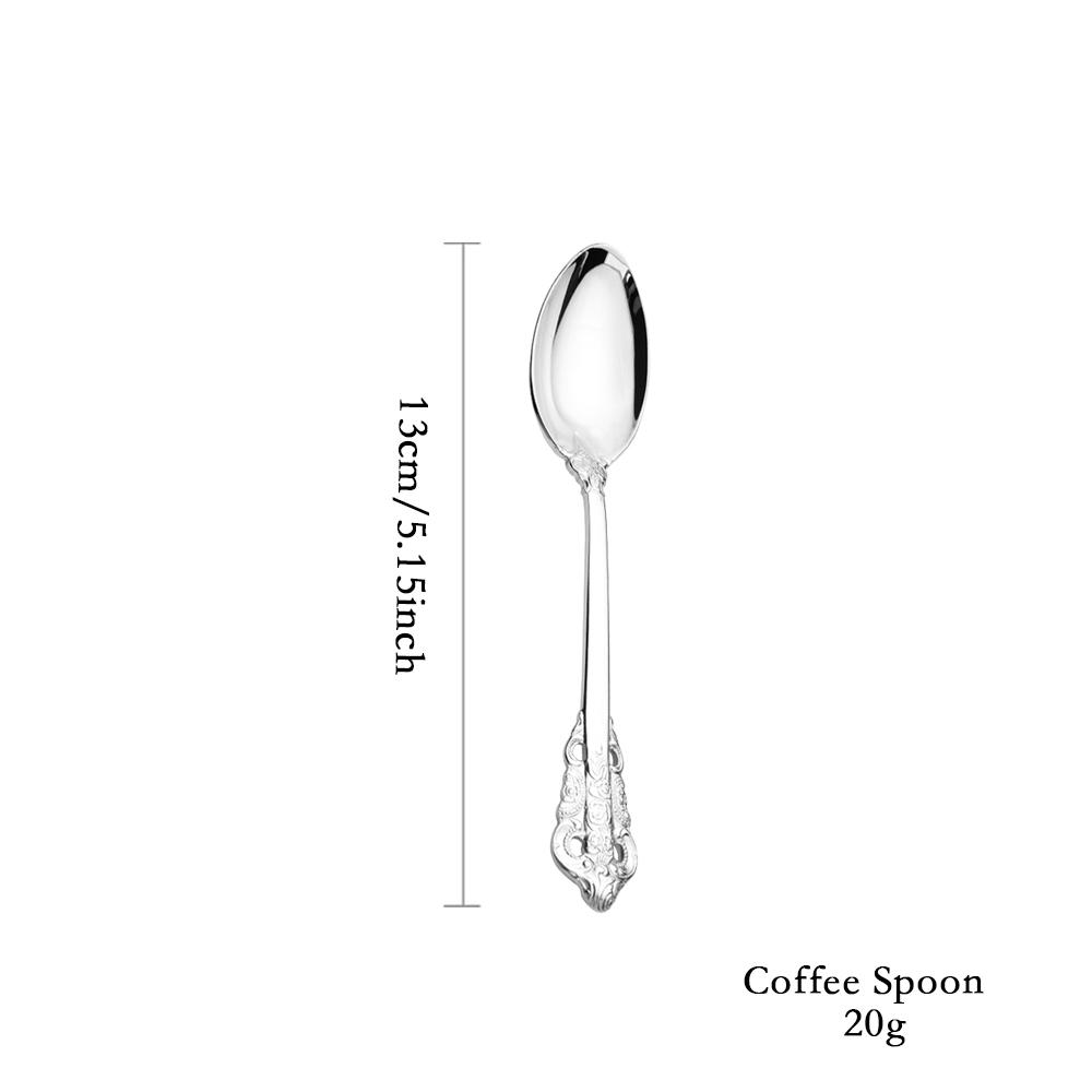 Vintage Western Gold Plated Cutlery Dining Knife Fruit Fork Teaspoon Butter Knife Set Luxury Dinnerware Engraving Tableware Set