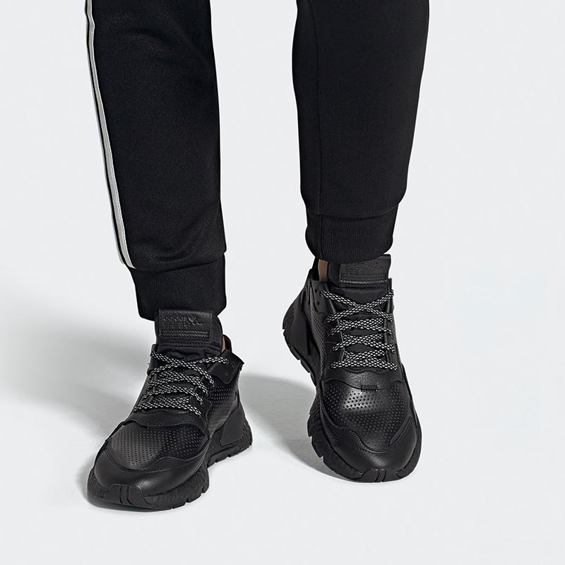 Adidas Nite Jogger 'Triple Black' Sneakers EF5400