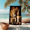 Wild Bears Mountain Forest Soft Beach Towel Outdoor Camping Vacation Swimming Beach Towel Outdoor Absorbent Bath Towel Blanket A6